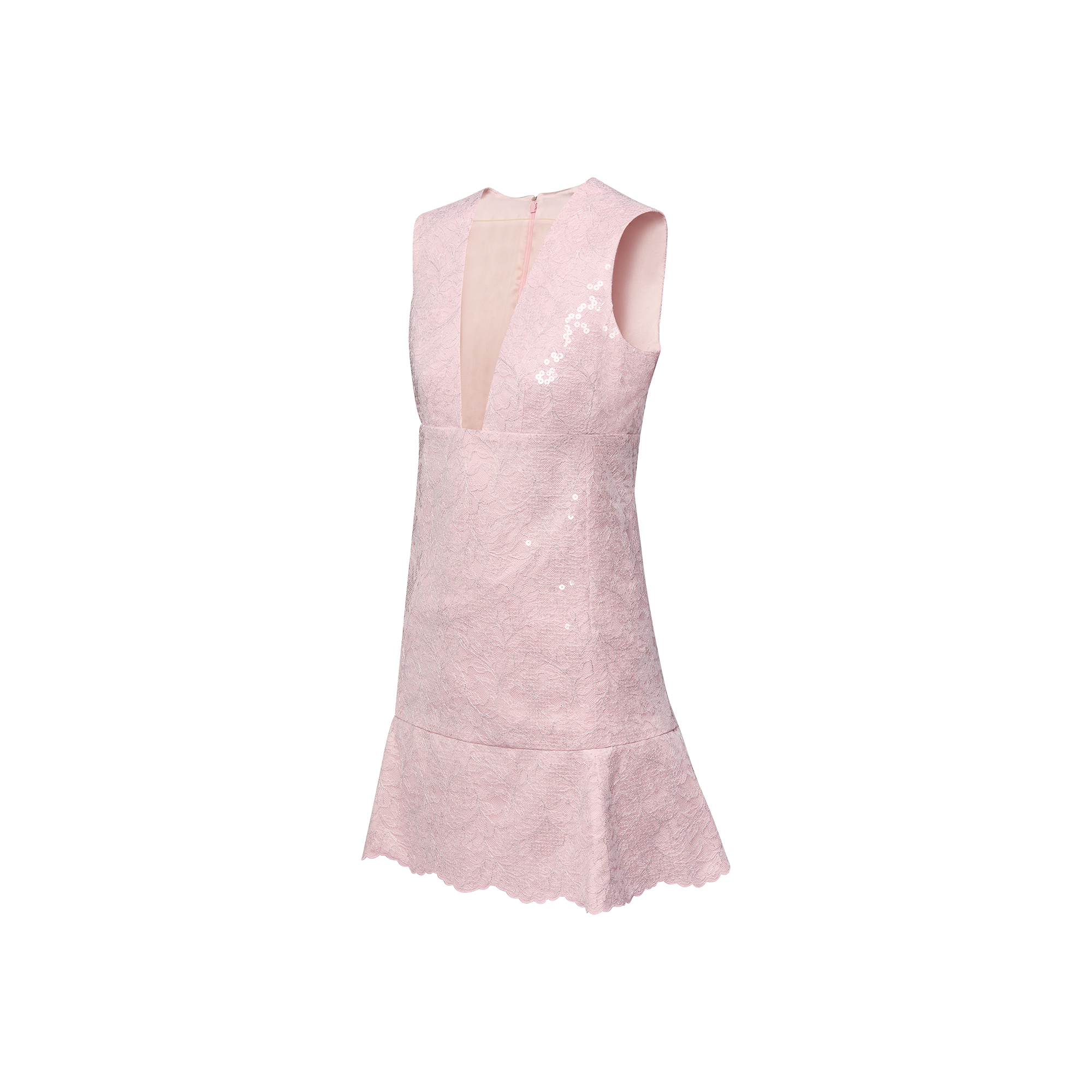 Light pink 2024 lace dress womens